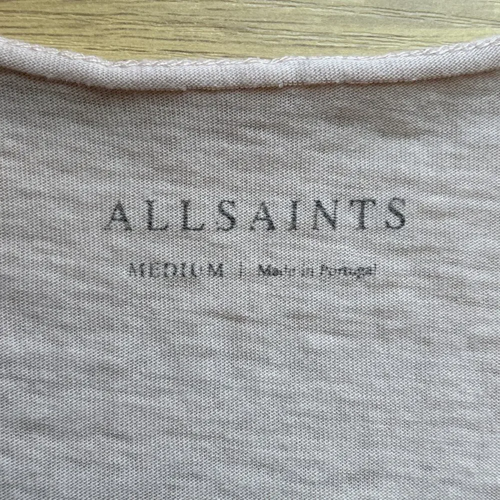 REVOLVE AllSaints Pink Tierny Coni Slip Dress Womens Size Medium Jersey Knit - Picture 5 of 6